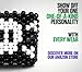 Kandi Cuff Scene Acessories Bold Patterns Dopamine Beads, Dailywear, Festival Clubwear, Rave Party Lovers, PLUR (Pink)