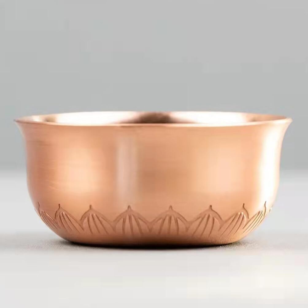 jojofuny Copper Teacup Copper Mugs Offering Supplies Multi-function Holy Cup Copper Wine Cup Delicate Buddhism Cup Goblet Copper Cups Chalice Decor Exquisite Wine Cup Fine Moscow