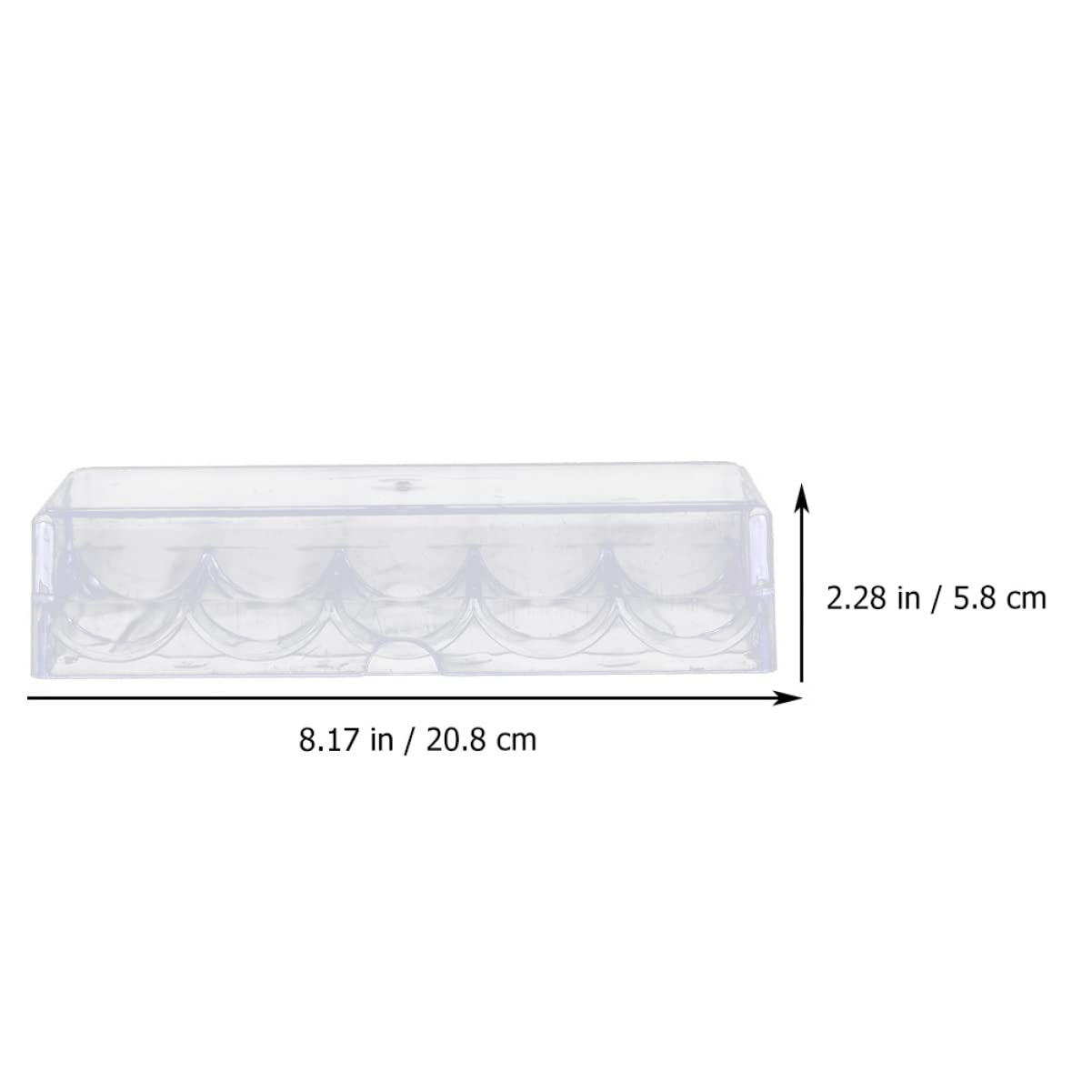 Cabilock 3 STK Chip-Rack Herausfordernde Münzanzeige Halter Für Spielchips Chipträger Jetons Behälter Für Sammelbehälter Für Münzen -chip-Fach Esstisch Cd Acryl