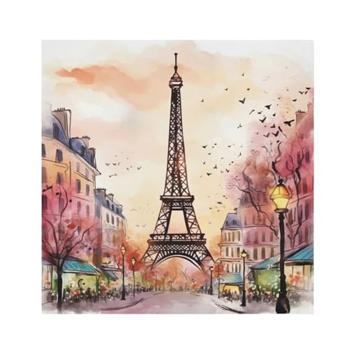 Servilletas de Tela Cuadradas Paris Tower Set x6 50.5 cm miniatura 1