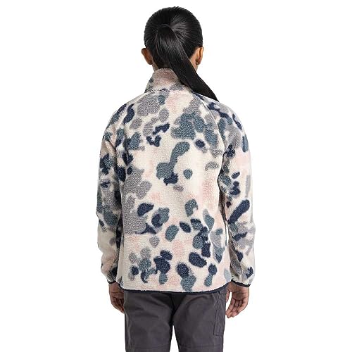 Craghoppers Girls Mellows Half Zip Borg Fleece Jacket2