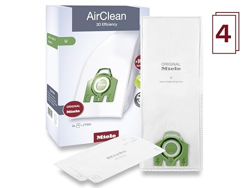 Image of Miele U Vacuum Cleaner Bags for Miele Bagged Upright Vacuums