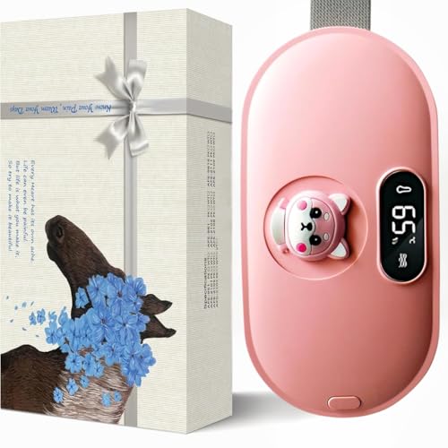 Image of KOT Heating Pads for Cramps, Period Cramp Massager Portable Cordless Heating Pad with 6 Heat Levels and 6 Massage Modes, Heating Pad for Back Pain Relief Menstrual Heating Pads, Pink (PINK-DOLL)