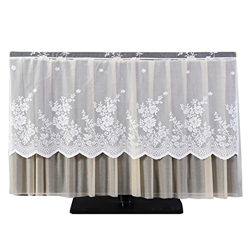 Universal-Fernseher-Abdeckung für LCD-LED, Wasserdichter/staubdichter TV-Bildschirmschutz für Indoor-Schlafzimmer-Wohnzimmer-Dekoration/Yellow / 37 / 38inch Cover