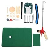 Indoor-Golfspielset, Förderung der Muskelentwicklung des Kindes Golfset Spielzeug-Minigolfset Golfspielzubehör zum Spielen mit Kind für Kind