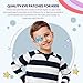 AndicAge 100pcs Kids Adhesive Eye Patches Disposable Eyepatch Breathable Eye Pad Adhesive Bandages for Toddlers Teens Girls Boys, 7 Styles