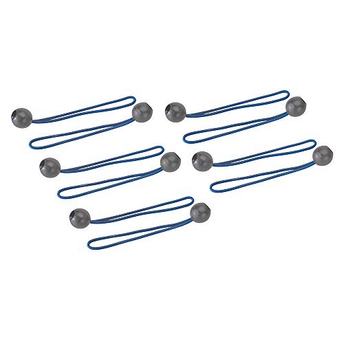 Silverline – Cuerdas elásticas con bolas para sujetar lonas, 10 pzas 175 mm (237045)