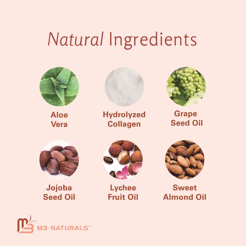 M3 Naturals Himalayan Salt Scrub Infused with Collagen and Stem Cell Natural Exfoliating Body and Face Souffle for Acne Cellulite Dead Skin Scars Wrinkles Cleansing Exfoliator 12 oz - Image 6