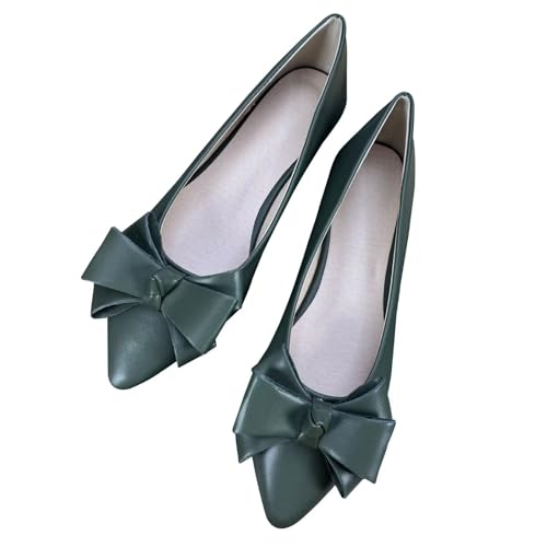 Image of SAILING LU Women's Bow-Knot Pointed Toe Ballet Flats