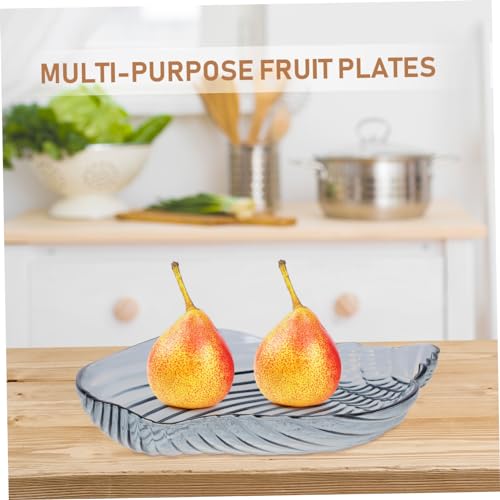4 Pcs Bandeja De Frutas Secas Travessa De Cristal Pratos De Molho Bandeja De Aperitivos Prato De Fru