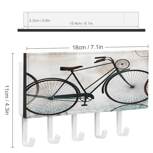 Support mural pour clés de vélo installation facile sans percer étagère à courrier