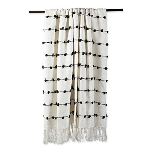 Dii Woven Loop Throw Collection, 50X60, Off-White #TOP3