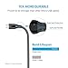Anker Powerline+ Micro USB (3ft) The Premium and Durable Cable [Double Braided Nylon] for Samsung, Nexus, LG, Motorola, Android Smartphones and More (Black)