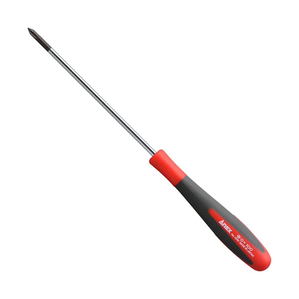 Amazon.co.jp: ANEX No.1540 Screwdriver, Thin Shank Super Fit +0 x