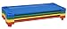 ECR4Kids Children's Naptime Cot, Stackable Daycare Sleeping Cot for Kids, 52" L x 23" W, Assembled, Assorted Colors (Set of 4)