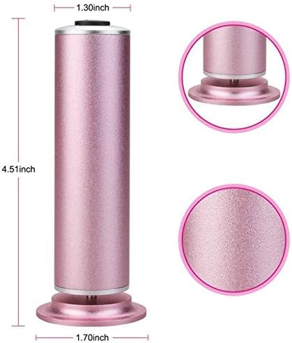 Miniatura 6 de Dr.Pedi Eliminador de callos para pies eléctricos (velocidad ajustable) con 60 discos de papel de lija de repuesto, lima profesional de pedicura