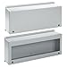 Hoffman LWC237716 Instrumentation Box, NEMA 4, Hinged Window/Cover, Steel, 230 mm x 770 mm x 155 mm, Light Gray