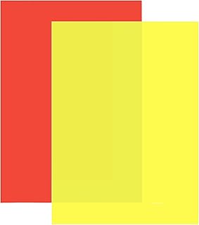 2PCS Dyslexia Overlays A4 Coloured Dyslexia Aids for Children for Reading Aids, Visual Stress, Irlens Syndrome, and ADHD