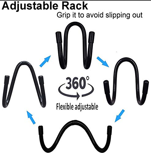 Pmsanzay Flexible Over The Seat Hard Hat Rack Holder Hard hat Accessory for Vehicle Truck Car - Adjustable Headrest Hooks - Portable Hard Hat Hanger - 2 Pack - No Hard Hat