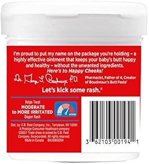 Boudreaux's Butt Paste Diaper Rash Ointment Contains 40% Zinc Oxide - 14 Ounces (Pediatrican Recommended )