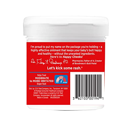 Boudreaux's Butt Paste Diaper Rash Ointment Contains 40% Zinc Oxide - 14 Ounces (Pediatrican Recommended )