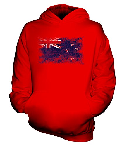 Sweat enfant Nouvelle-Zélande style vintage à capuche pour le sport et l'école