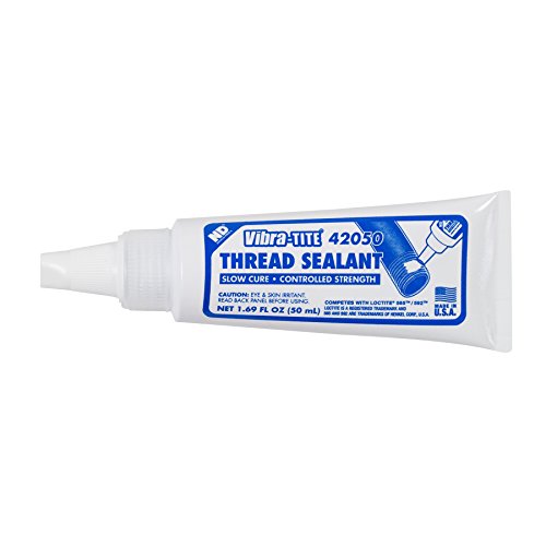 Image of Vibra-TITE 420 White High Temperature and High Strength Anaerobic Thread Pipe Sealant, 50ml Tube