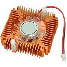 Yuly Aluminum Heatsink with Fan for 1W 3W 5W 10W High Power Computer CPU Graphics Heatsink 5.5cm Hole Spacing Radiator Heat Sink