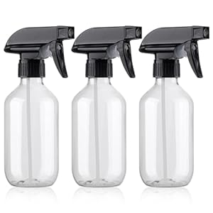 Teyssor Spray Bottles Water Spray Bottle for Plant – BPA Free – 10 oz/300 ml Plastic Refillable Containers Fine Mist Small Spray Bottle with Adjustable Nozzle for Hair, Cooking, Cleaning