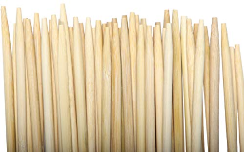 FIREPIT STIX 50 PCS | Bamboo Marshmallow ROASTING STICKS | 36" Long 5"mm