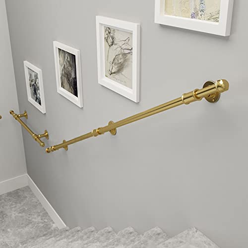 Main courante de style moderne en fer forge dore de 180cm