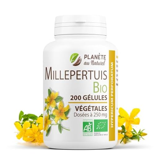Millepertuis Bio 250 mg - 200 gélules végétales