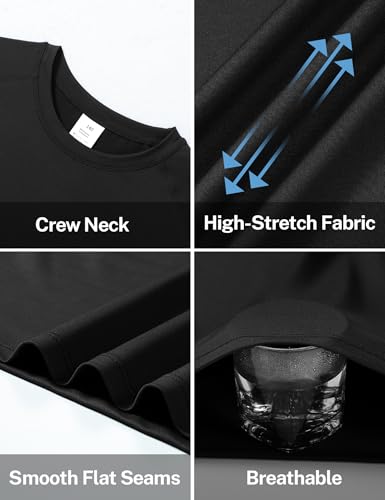 Image of Somaibo Boys Compression Shirt Athletic Football Short Sleeve for Kids | Youth Basketball Baseball Undershirts Quick Dry Sports Base Layer T-Shirt