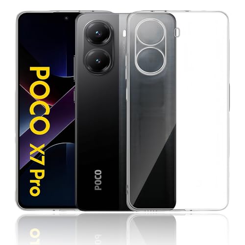 Redmi Turbo4/Xiaomi Poco X7 Pro �p �P�[�X �N���A ���^ Redmi Turbo4 �J�o�[ �J���������Y�ی�݌v ���� �\�t�g TPU �S�ʕی� �Ռ��z�� �h�w�� Xiaomi Poco X7 Pro �P�[�X ��p �X�g���b