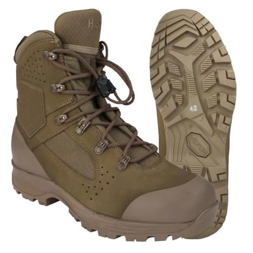 HAIX Bottes de combat originales de la Bundeswehr Nepal Pro Coyote *Modèle spécial* Bottes tropicales OTAN 2ème choix, Coyote, 42 EU