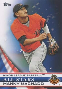 2012 Topps Pro Debut Manny Machado All-Stars Baseball Card