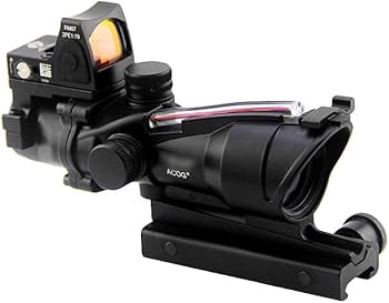 ACOG 4x32スコープ トリジコン レプリカ 集光チューブ RMR搭載可能 Amazon.co.jp: ACOG 4×32スコープ＆RMRドットレプリカ 集光チューブ式