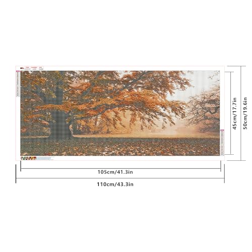 Tableau Perle Diamant Paysage d'automne relaxant pour retrouver la sérénité - 2