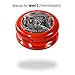 Yomega Power Brain XP yoyo - Includes Synchronized Clutch and a Smart Switch which enables Players to Choose Between auto-Return and Manual Styles of Play + Extra 2 Strings (red)