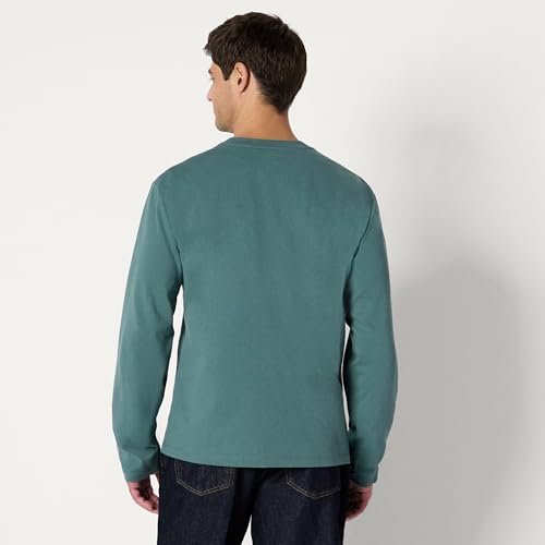 Image of Amazon Essentials Men's Long-Sleeve Henley Shirt