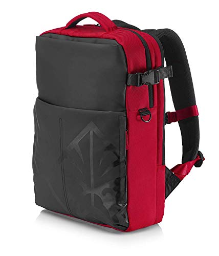 HP Omen Red & Black Gaming Backpack Water Resistant for Up to 17.3 Inch (43.9 cm) Laptop/Chromebook/Mac
