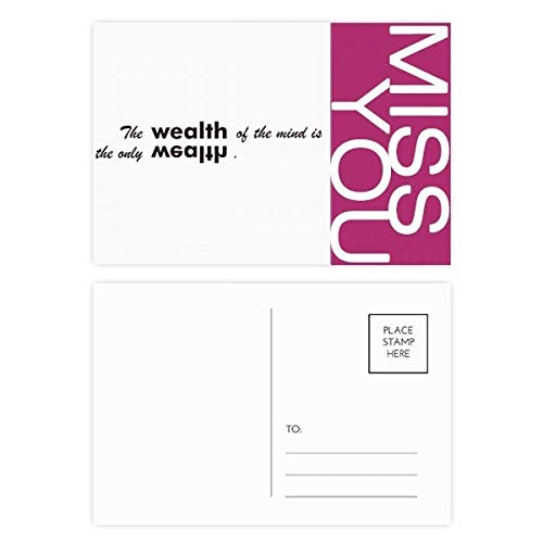 Carte postale citation philosophique lot de 20 parfait pour joindre à un cadeau de merci