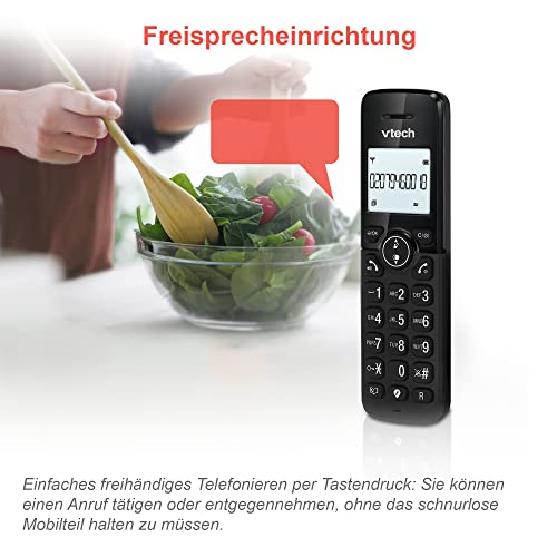 Telefon bezprzewodowy z automatyczną sekretarką i dwiema słuchawkami