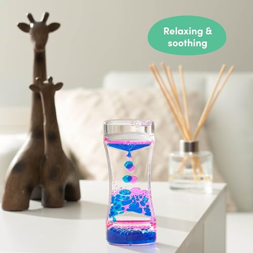 THE TWIDDLERS 5 Sabliers Liquide, Sablier à Eau pour Enfants (14cm, 5 Couleurs) - Jouets Sensoriel, Jouets Fidget, TSA, TDAH - Calmant, Apaisant & Relaxant – vue 5