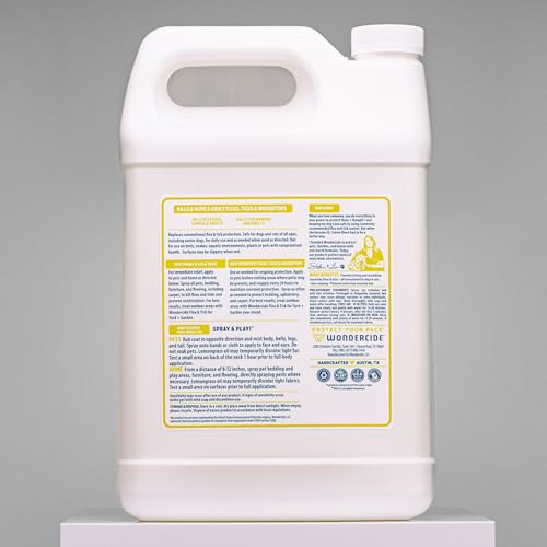 Image of Wondercide - Indoor Pest Control Spray for Home and Kitchen - Ant, Roach, Spider, Fly, Flea, Bug Killer and Insect Repellent - with Natural Essential Oils - Pet and Family Safe - Lemongrass 128 oz