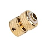 Conector de tubería de cobre de 4, 6 y 8 pulgadas con diseño de desconexión rápida, conector seguro de flujo de agua para sistemas de jardinería, acoplamiento de agua de latón de desconexión rápida