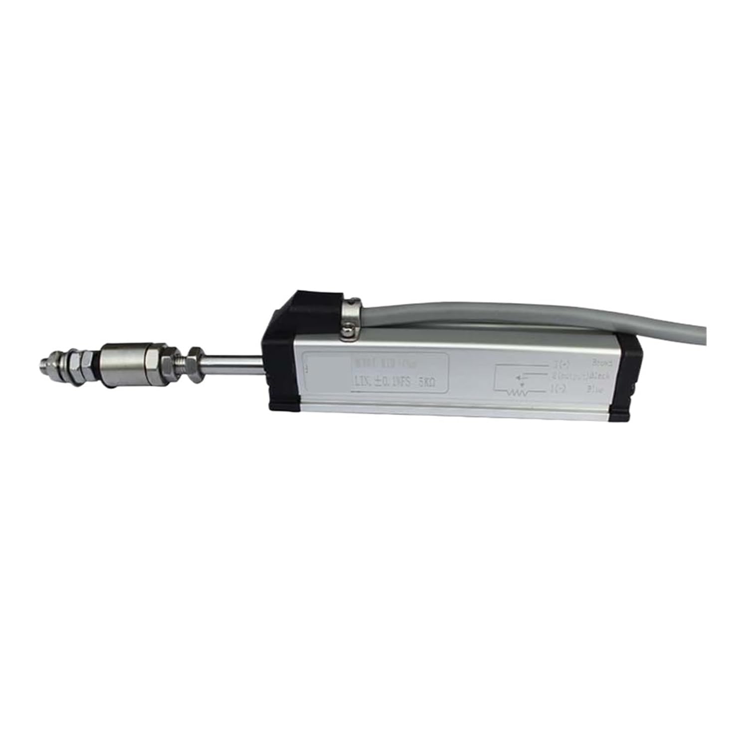 Linear Displacement Transducer, 15-300mm Resistance Displacement Sensor Potentiometer Position Sensor Electronic Ruler(150mm)