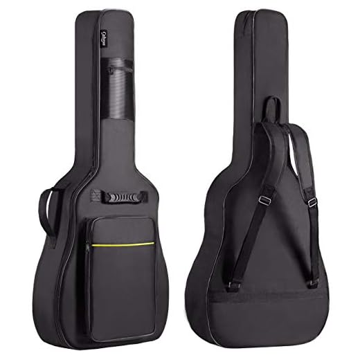 CAHAYA Funda de Guitarra Universal Acolchada Suave Versión Actualizada de 8mm con 2 Bolsillos para Guitarra Acústica y Clásica con Tamaño Más Grandes para Guitarra de 39/40/41 Pulgadas Modelo CY0152