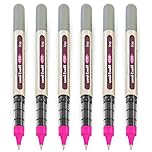 uni-ball EYE UB-157 0.7mm Tip Rollerball Pen - Pink (Pack of 6)