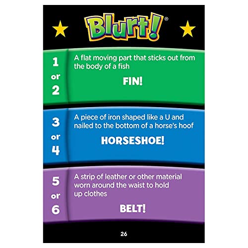 image for Educational Insights Blurt! Word Game, Includes Over 1200 Clues, Perfe